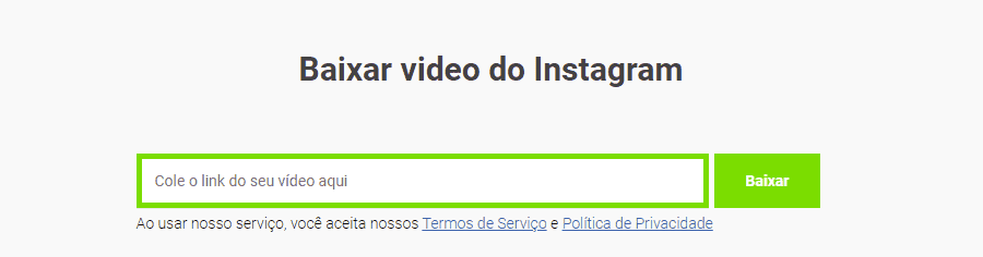 Savefrom Net: conversor de vídeo do Instagram