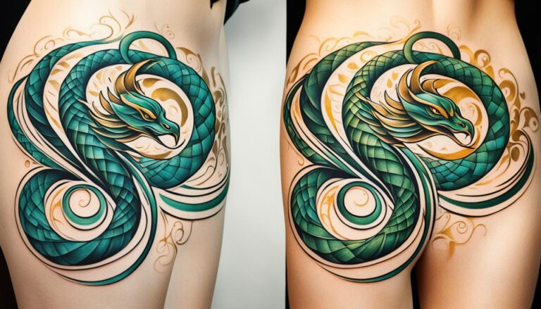 tatuagem na virilha feminina cobra