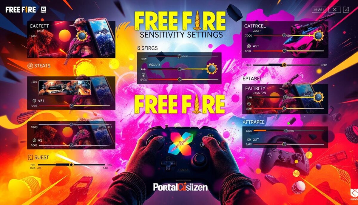 Configurações de sensibilidade Free Fire