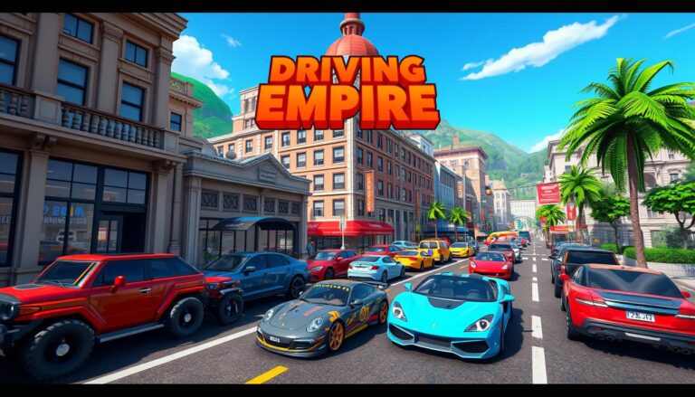 Driving Empire: Códigos para veículos e dinheiro