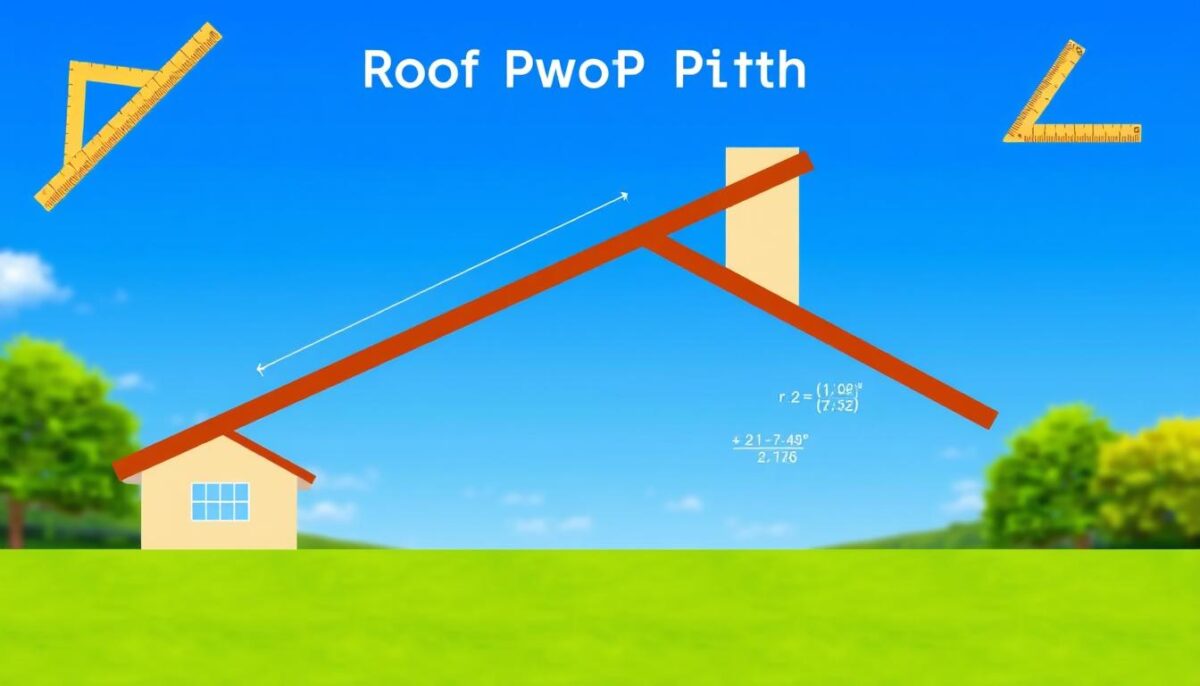 Cálculo de inclinação de telhado