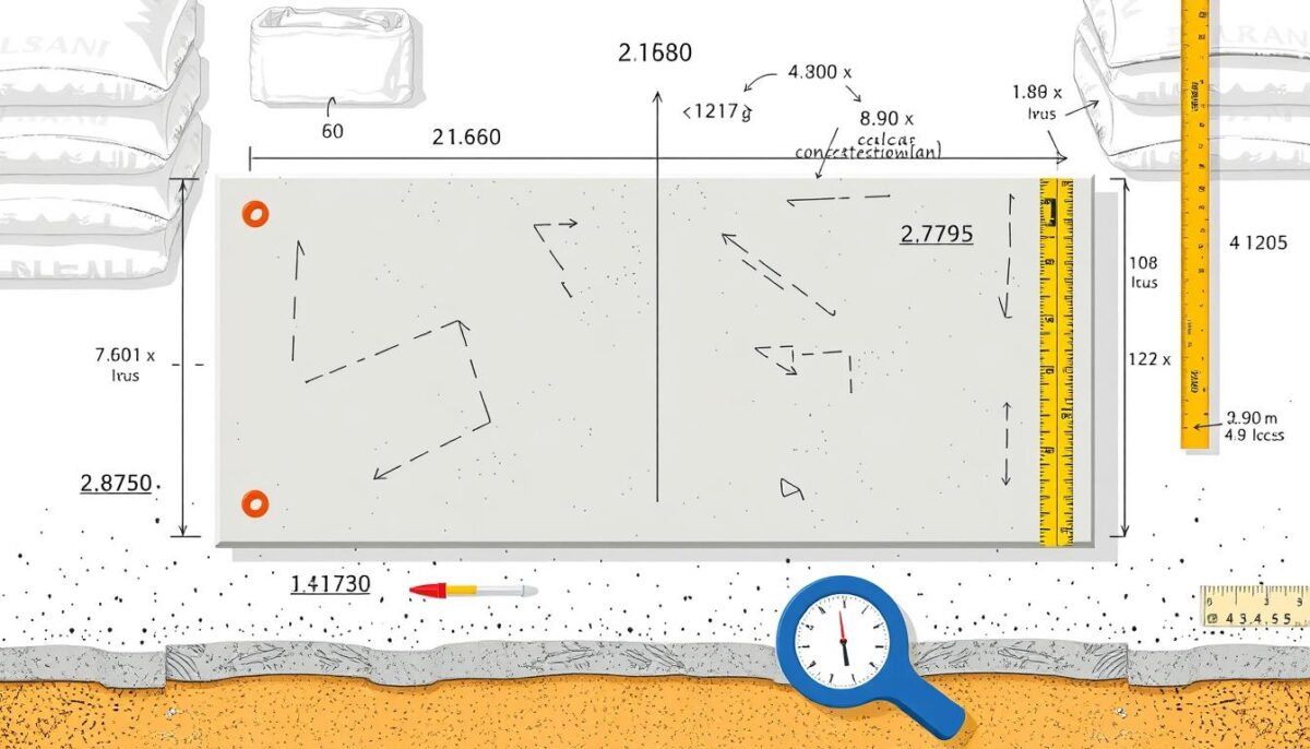 Fórmula de cálculo de concreto