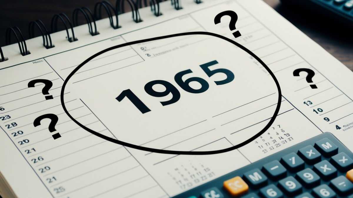 Quem nasceu em 1965 tem quantos anos? Descubra a idade exata em 2024