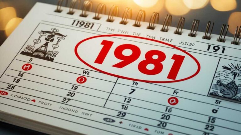 Quem nasceu em 1981 tem quantos anos? Idade Atual Descomplicada em 2024