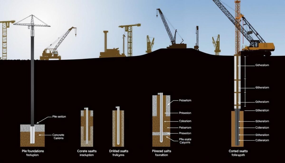 Tipos de fundações profundas