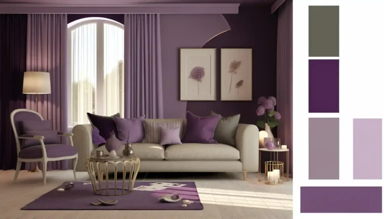 Qual cor combina com o roxo na decoração de casas?