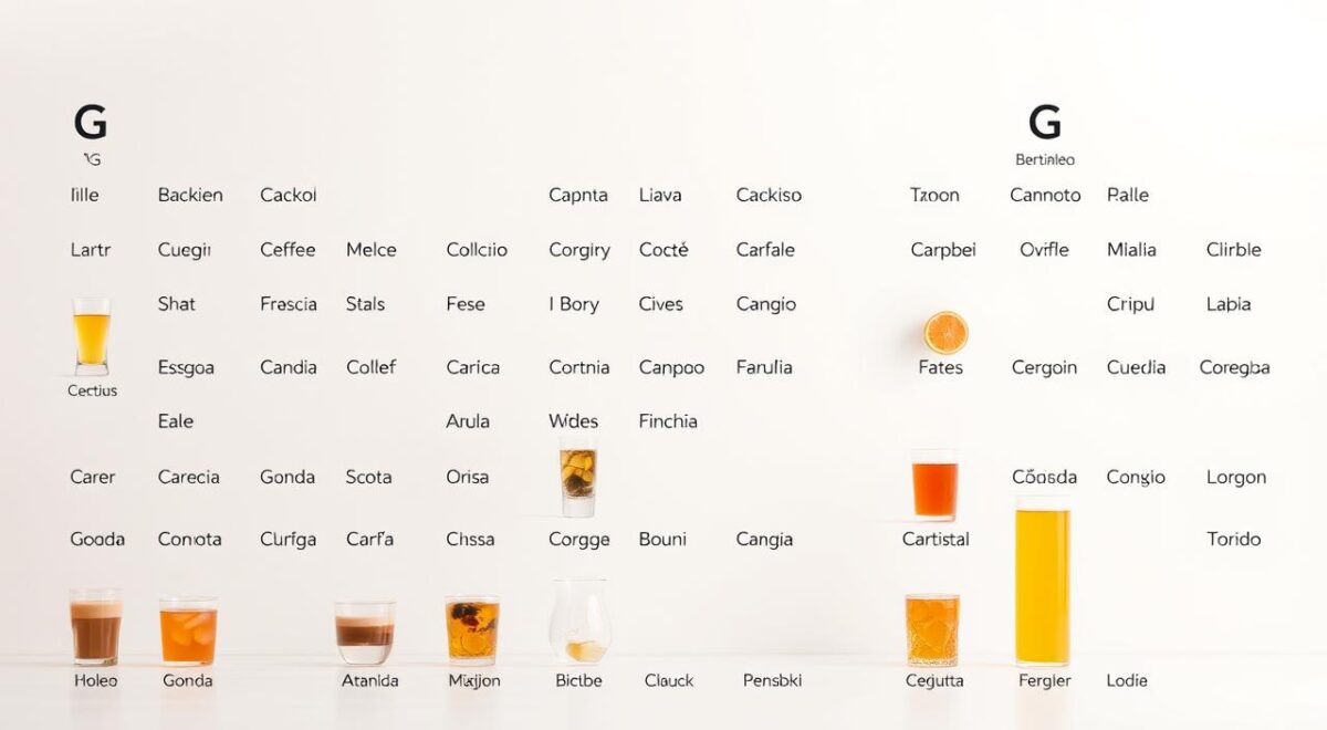 Bebida com a letra G: exemplos para Stop Bebida com a letra G: exemplos para Stop