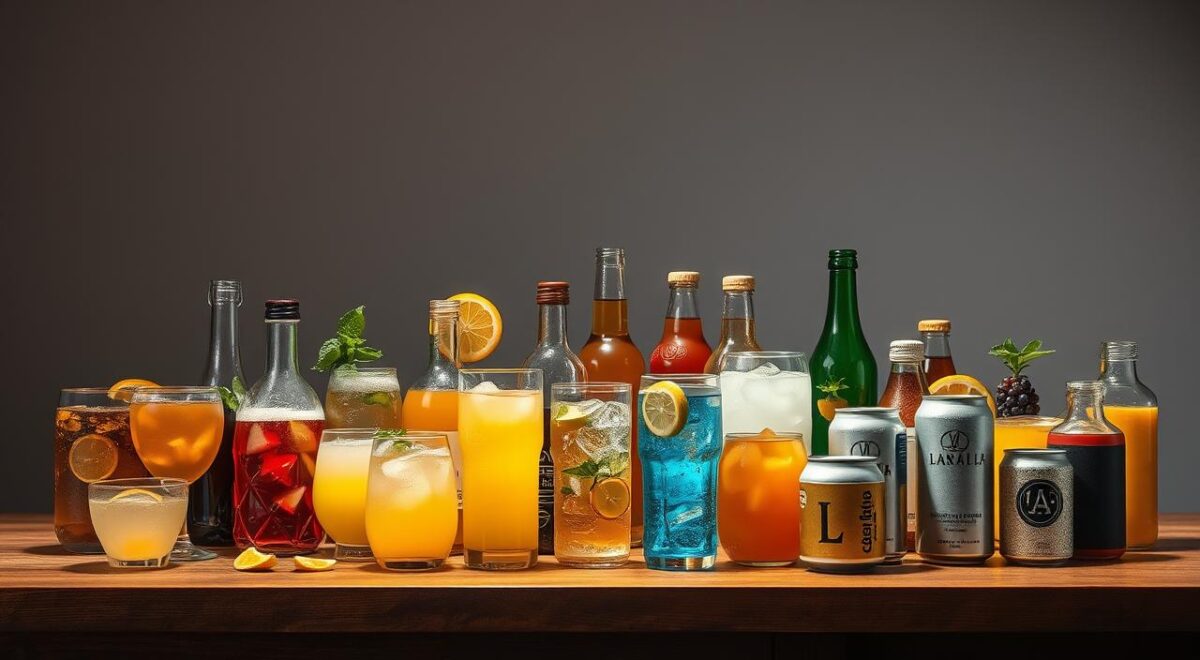 Bebida com a letra L: exemplos para Stop