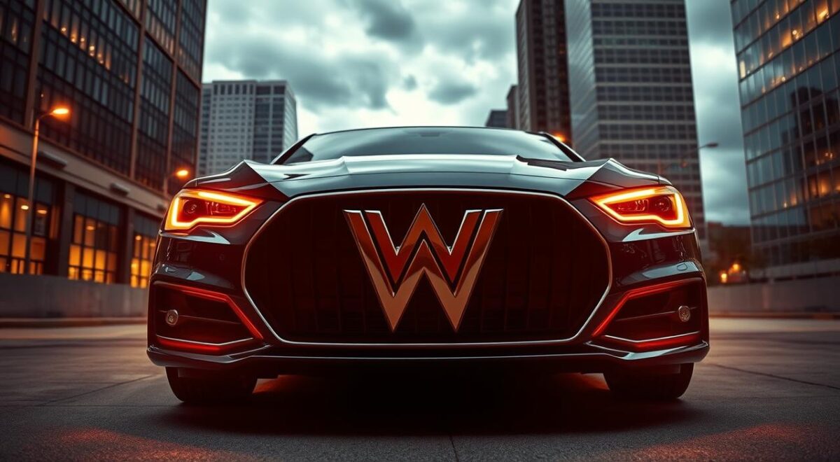 Carro com a letra W: exemplos para Stop