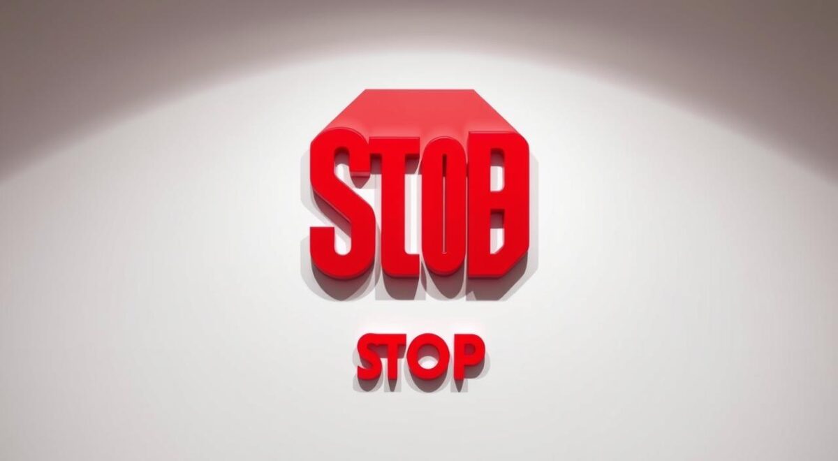 Cor com a letra O: exemplos para Stop
