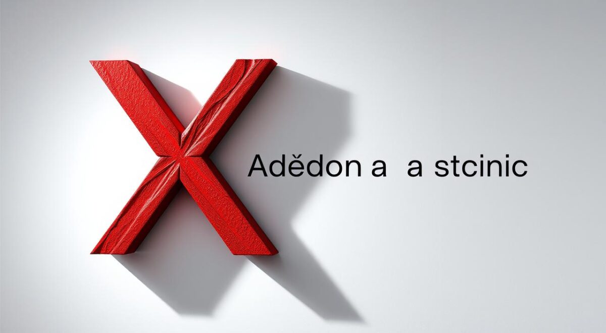 Cor com a letra X: exemplos para Stop Cor com a letra X: exemplos para Stop