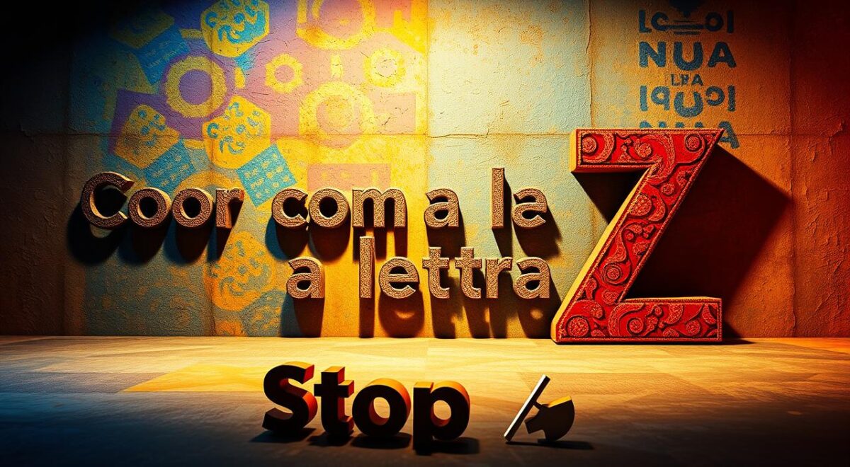 Cor com a letra Z: exemplos para Stop Cor com a letra Z: exemplos para Stop