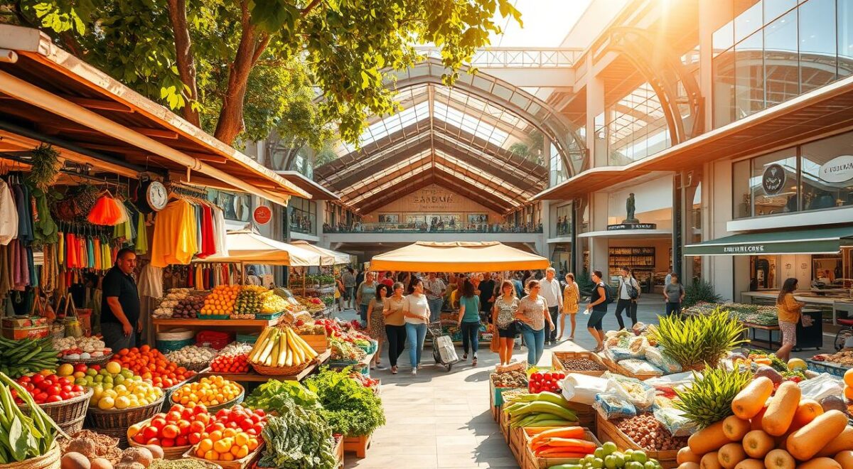 Diferentes tipos de mercados no Brasil