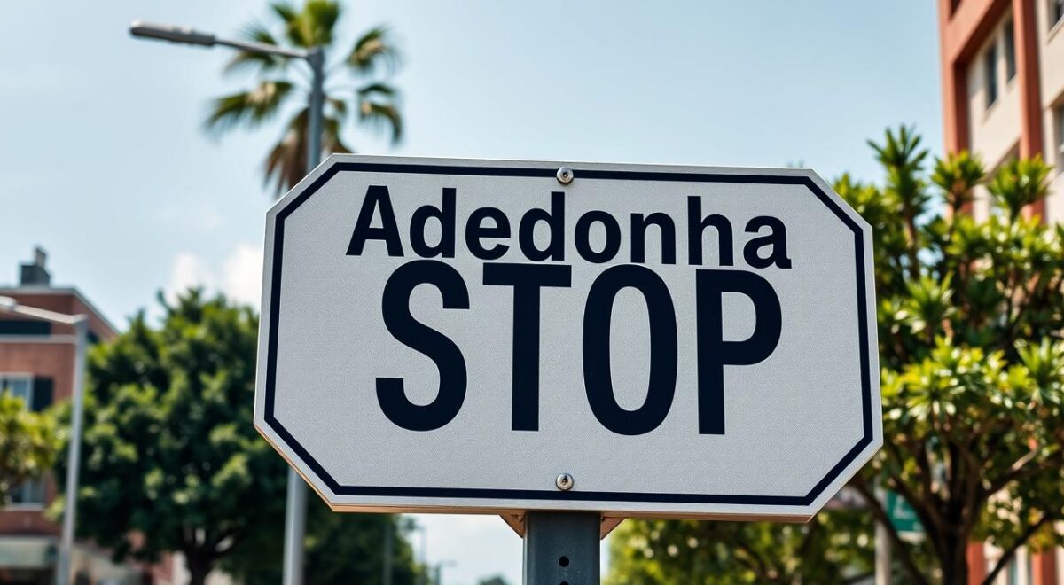 Objeto com a letra I: exemplos para Stop
