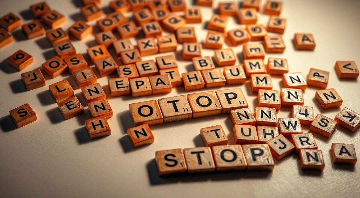 Objeto com a letra U: exemplos para Stop