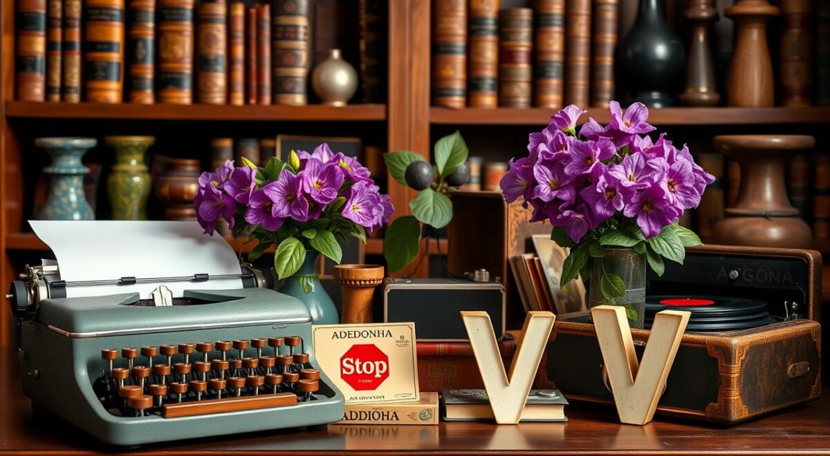 Objeto com a letra V: exemplos para Stop