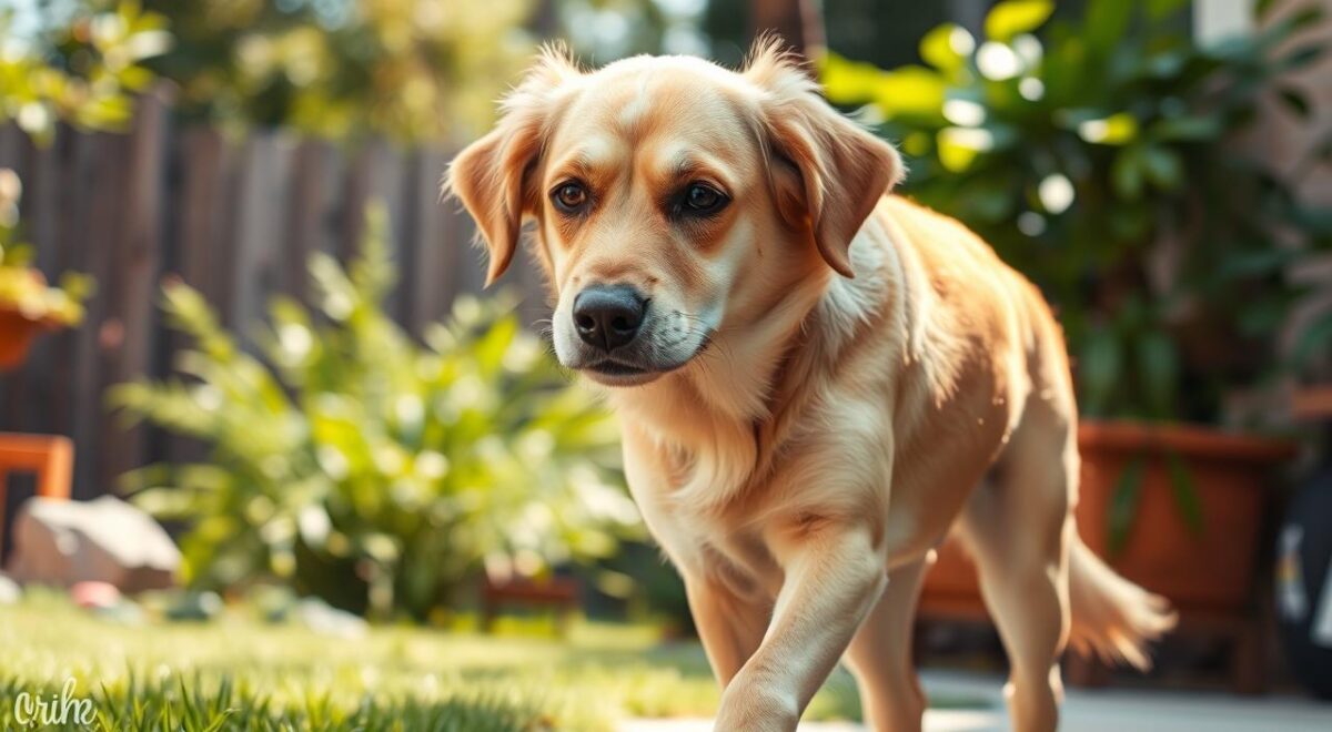 cachorro mancando pata traseira