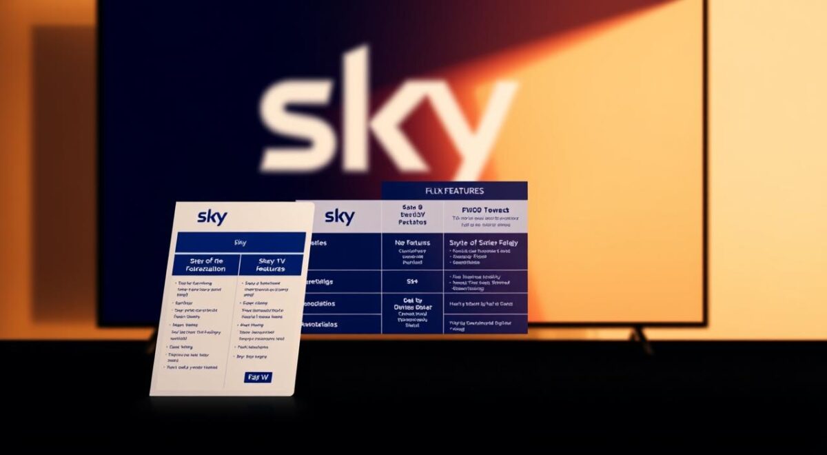 Comparativo entre os planos da Sky TV
