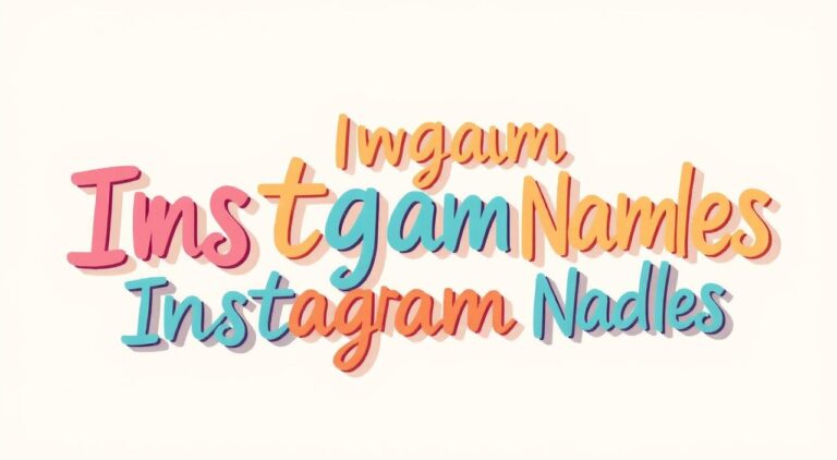 Lista com os melhores nome para o instagram