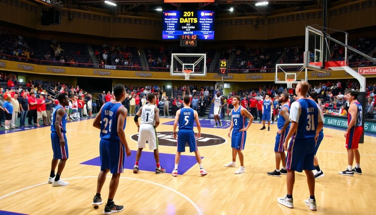 Quantos jogadores formam uma equipe de basquetebol e quantos são reservas?