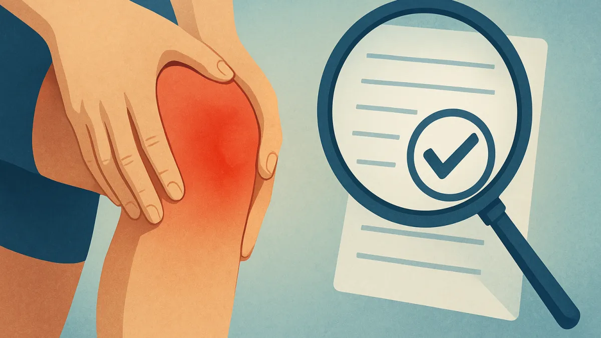 Joelho dói mas o exame dá normal